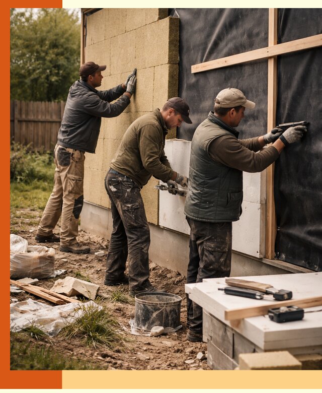 Утепление дачного дома под ключ в Выксе