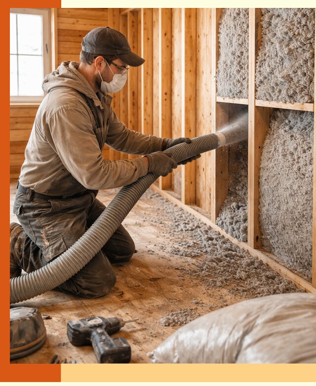 Утепление дачного дома эковатой в Выксе — быстро и надёжно