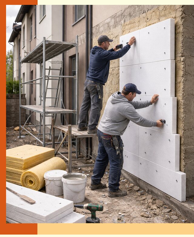 Утепление таунхауса с гарантией комфорта в Выксе