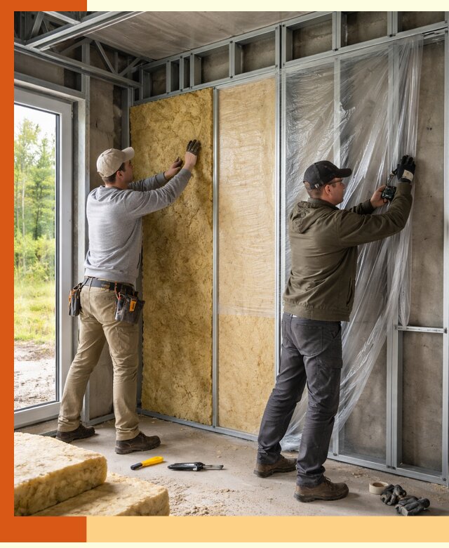 Утепление дома из ЛСТК в Выксе с гарантией качества и эффективности