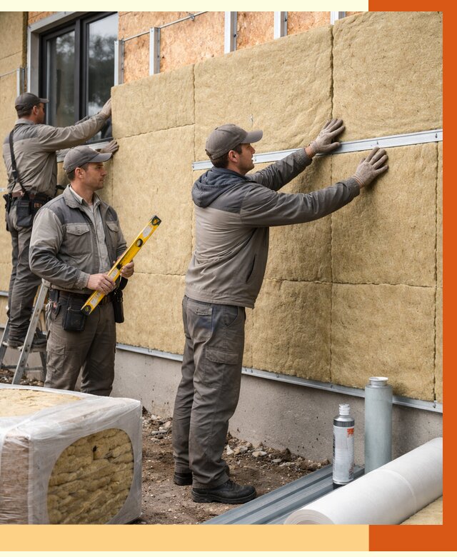 Утепление дома из SIP панелей в Выксе от 6429 руб./м² под ключ | ТепломастерВкс