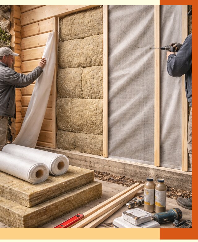 Утепление дома из минибруса в Выксе от 4667 руб/м2 — заказать профессионально | ТепломастерВкс