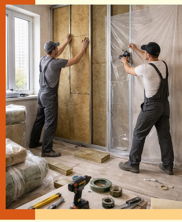 Утепление квартиры изнутри профессионально в Выксе