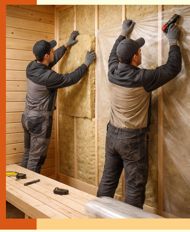 Профессиональное утепление сауны в Выксе с гарантиями качества