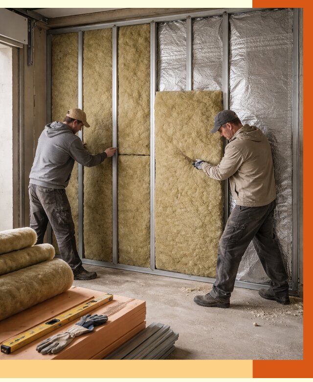 Утепление гаража изнутри в Выксе от 7778 руб/м2 — работы и цена | ТепломастерВкс