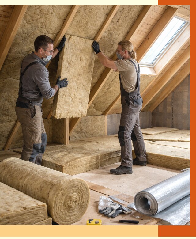Утепление мансарды минватой в Выксе от 4355 руб./м2 — монтаж и пароизоляция | ТепломастерВкс