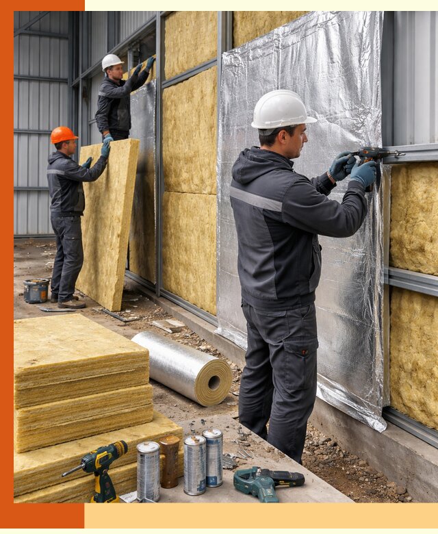 Утепление металлического ангара профессионально в Выксе