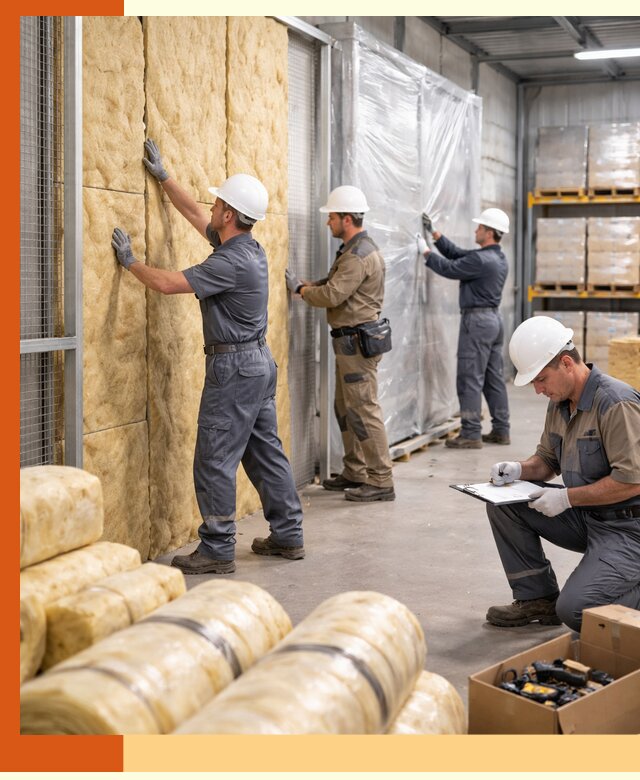 Утепление склада готовой продукции в Выксе качественно и быстро