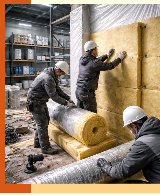 Утепление склада химсырья в Выксе: безопасная и эффективная изоляция