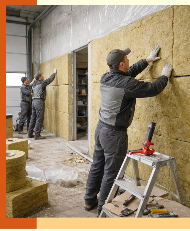 Утепление автосервиса и мастерских в Выксе качественно и надёжно