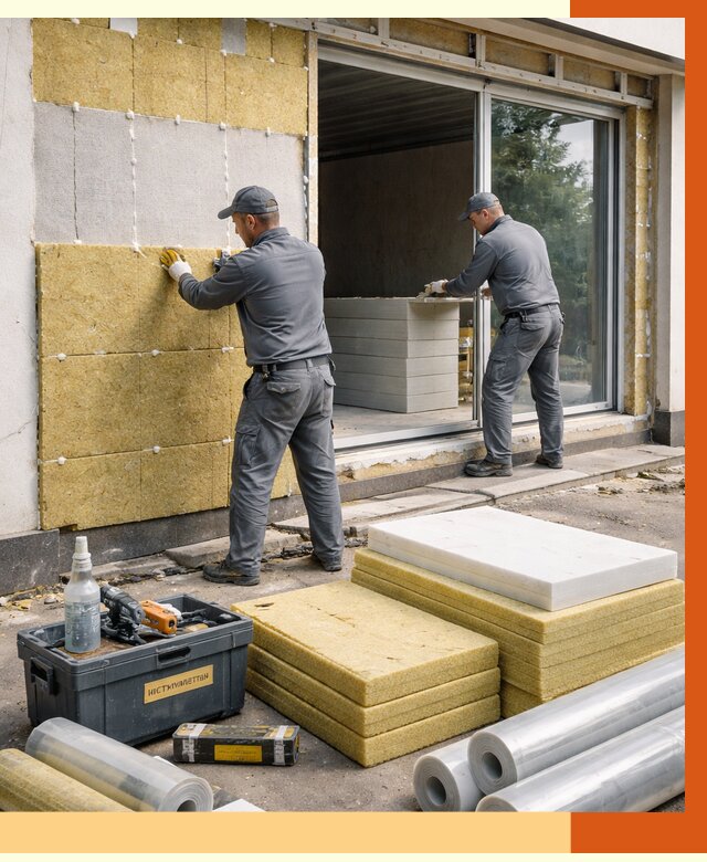 Утепление торгового павильона в Выксе от 15037 руб./м² под ключ | ТепломастерВкс