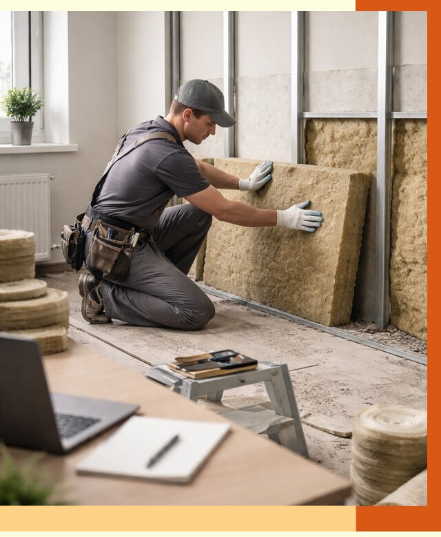 Утепление офиса в Выксе от 4667 руб/м2 — комплексное утепление офиса под ключ | ТепломастерВкс