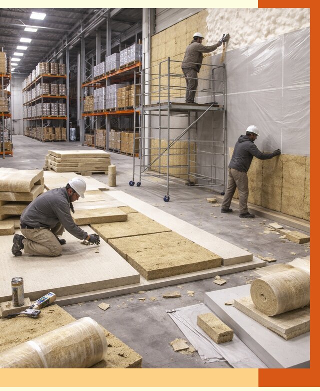 Утепление складского терминала в Выксе от 7778 руб./м² под ключ | ТепломастерВкс