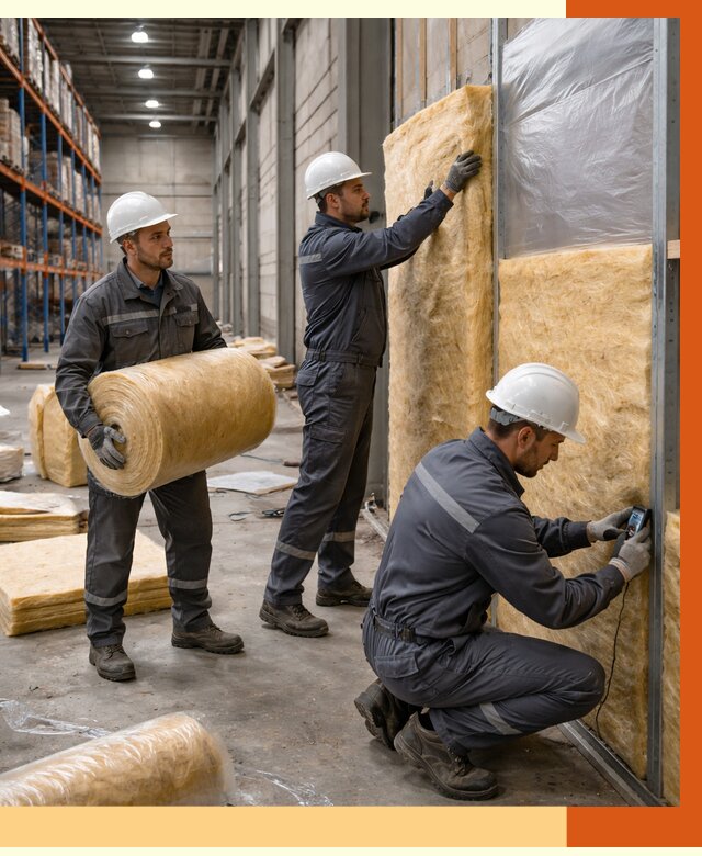 Утепление логистического центра в Выксе от 4667 руб/м² под ключ | ТепломастерВкс