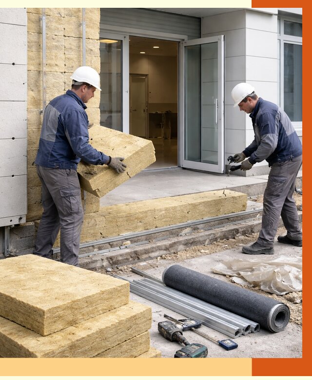 Утепление медицинского центра в Выксе под ключ от 12963 руб./м² | ТепломастерВкс