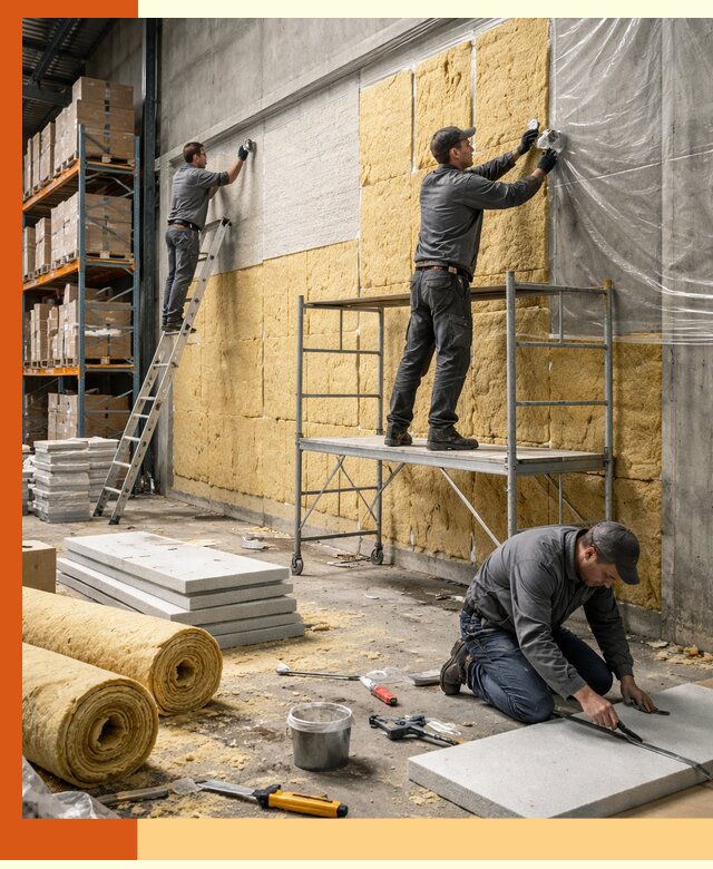 Утепление холодного склада под ключ в Выксе