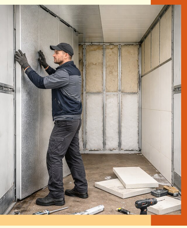 Утепление холодильного кузова в Выксе от 14000 руб. под ключ | ТепломастерВкс