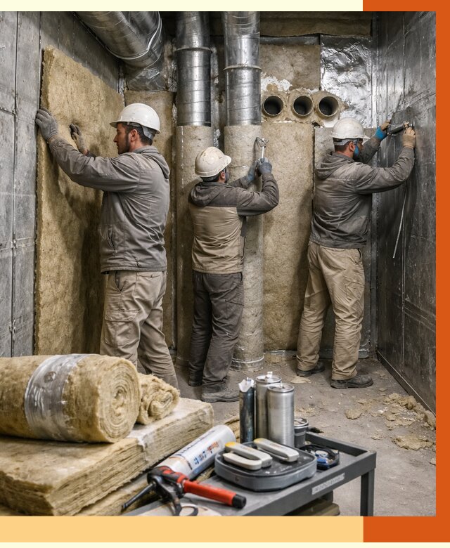 Утепление венткамеры в Выксе под ключ от 1504 руб. — профессионально | ТепломастерВкс