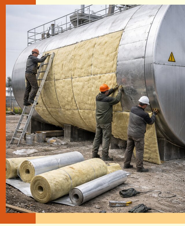 Утепление резервуаров с топливом в Выксе надежно и экономично