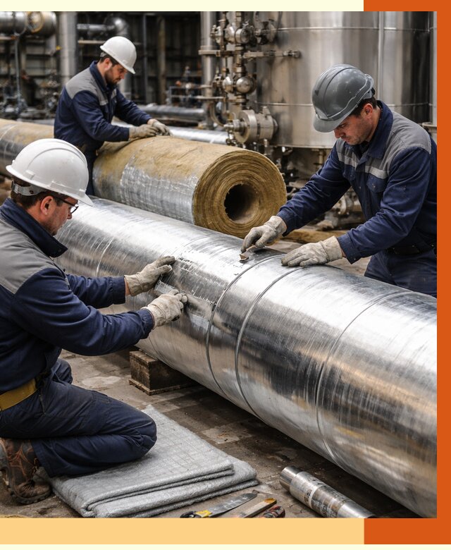 Утепление технологического оборудования в Выксе от 4355 руб. за м2 | ТепломастерВкс