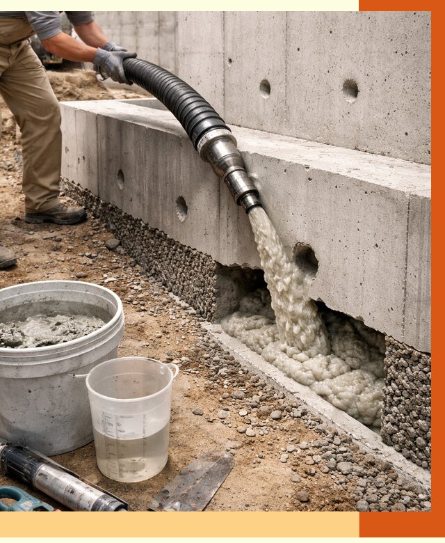 Заполнение полостей фундамента в Выксе от 7052 руб. под ключ | ТепломастерВкс