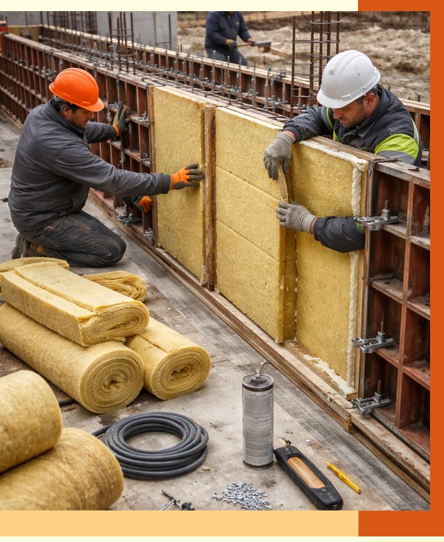 Теплоизоляция опалубки в Выксе от 7466 руб. за м2 — услуги и монтаж | ТепломастерВкс