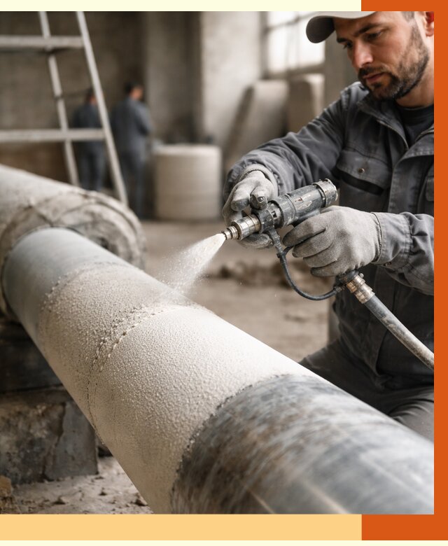 Утепление труб жидкой теплоизоляцией в Выксе от 7778 руб. под ключ | ТепломастерВкс