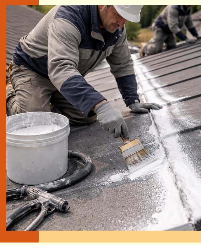 Утепление кровли жидкой теплоизоляцией в Выксе