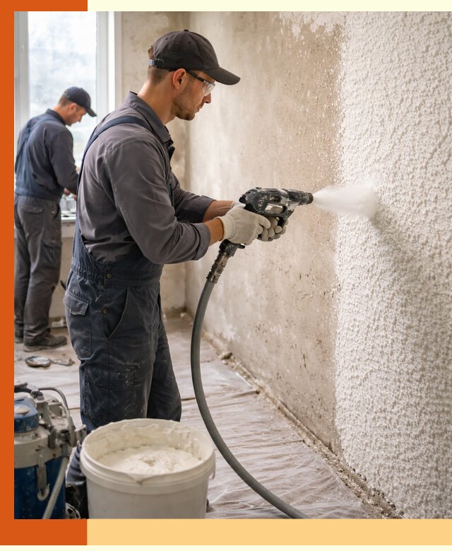 Утепление стен жидкой теплоизоляцией в Выксе для квартир и домов