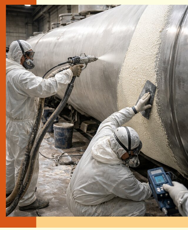 Утепление автоцистерн жидкой теплоизоляцией в Выксе