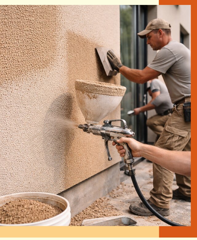 Утепление фасада жидкой пробкой в Выксе от 4978 руб./м² под ключ | ТепломастерВкс