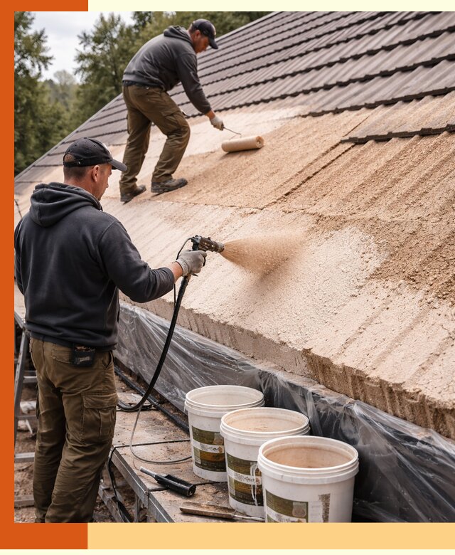 Утепление кровли жидкой пробкой в Выксе для домов и зданий