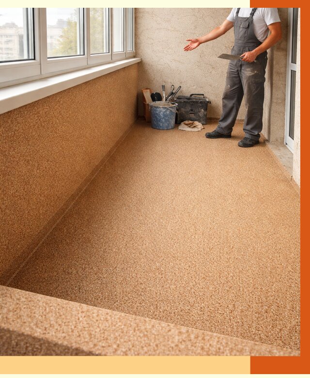 Утепление балкона жидкой пробкой в Выксе от 3785 руб/м² под ключ | ТепломастерВкс