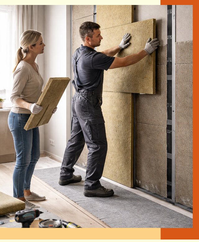 Профессиональная шумоизоляция квартиры в Выксе от 7778 руб. за м2 | ТепломастерВкс