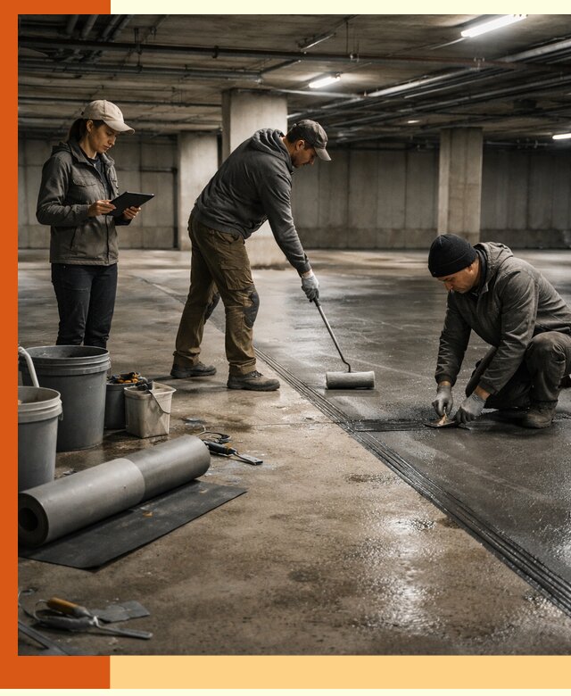 Гидроизоляция паркинга в Выксе: качественная защита зданий