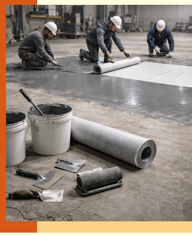 Гидроизоляция промышленного пола в Выксе — защита и долговечность