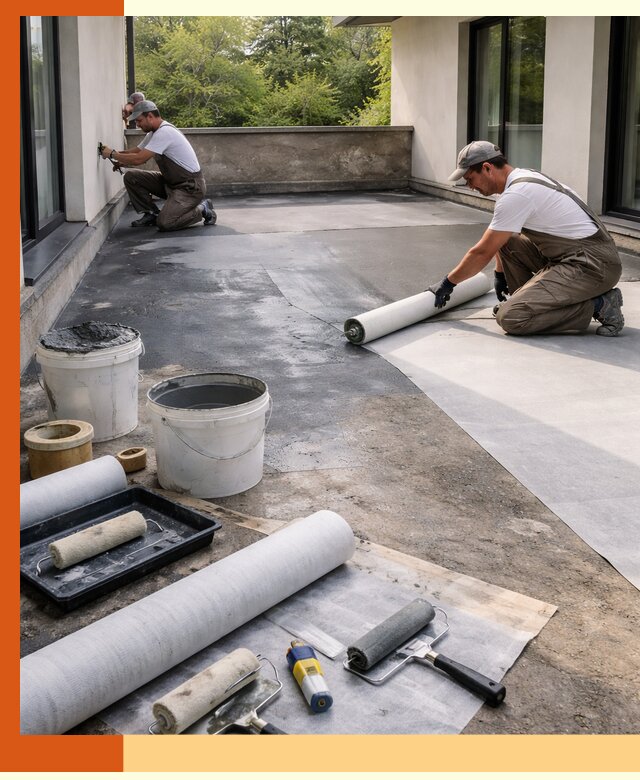 Гидроизоляция террасы в Выксе — надежная защита от влаги и протечек