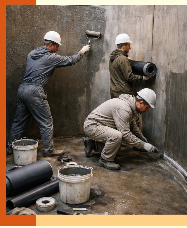 Гидроизоляция резервуара профессионально в Выксе