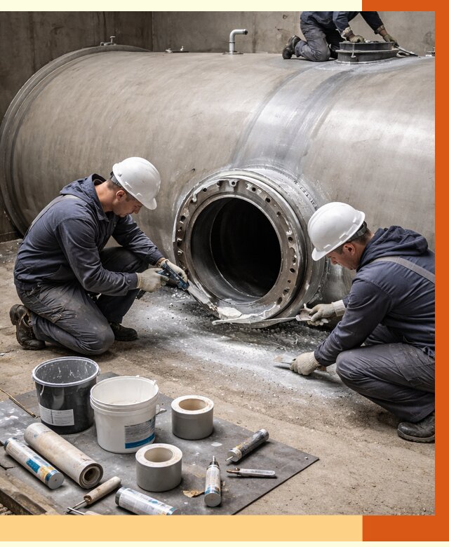 Гидроизоляция резервуара с топливом в Выксе от 77775 руб. под ключ | ТепломастерВкс