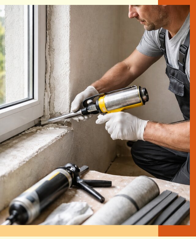 Герметизация стыков и примыканий в Выксе от 1244 руб. под ключ | ТепломастерВкс